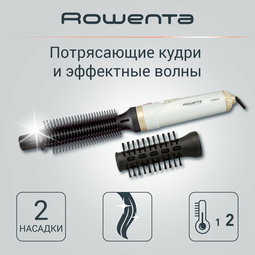 Где купить Фен-щетка Rowenta CF 3910, белый/золотой Rowenta 