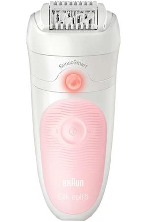 Эпилятор Braun 5-516 Silk-epil 5 Wet & Dry, розовый/белый