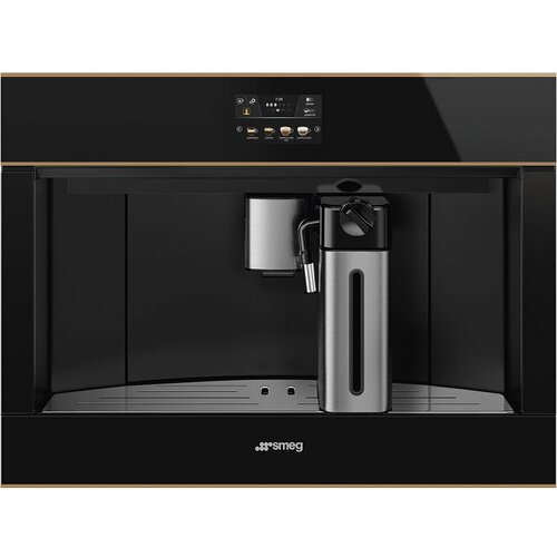 Где купить Кофемашина  Smeg CMS4604NR, черное стекло Smeg 