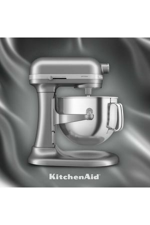 Планетарный миксер KitchenAid Artisan 6.6 л, 5KSM70SHXECU, серебристый