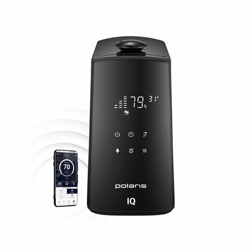 Где купить Увлажнитель воздуха Polaris PUH 9009 WI-FI IQ Home, ультразвуковой, 5 л, распыление до 450 мл/час Polaris 