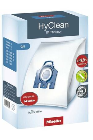 Мешки пылесборники синтетические Miele GN HyClean 3D Efficiency для пылесосов серии S800-S858, Classic C1 (S2), S5, Complete C3 (S8)