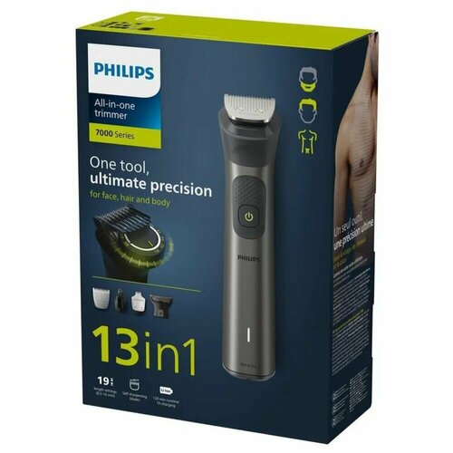 Где купить Триммер Philips MG7921/15 для бороды , волос и тела. С 11 насадками . Черный Philips 