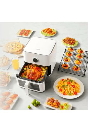 Аэрофритюрница 5,5 литра с окном Xiaomi Mi Smart Air Fryer MAF15 (BHR8238EU)/Аэрогриль, EU-Русская версия