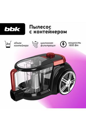 Пылесос BBK "BV1801", с фильтром нера, мощность всасывания до 300 Вт