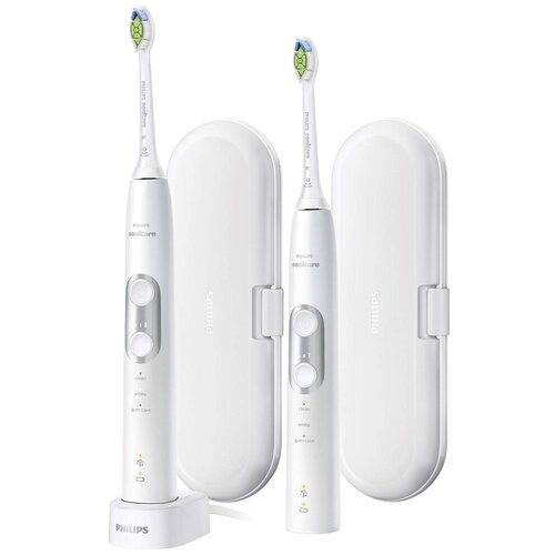 Где купить Набор электрических зубных щеток Philips Sonicare 6100 ProtectiveClean HX6877/34, 2 шт. Philips 