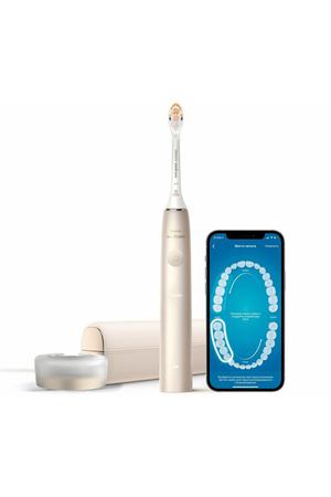 Звуковая зубная щетка Philips Sonicare 9900 Prestige HX9992/11, RU, золотистое шампанское