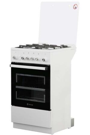 Газовая плита De Luxe 5040.40Г (КР) Ч/Р RU, белый