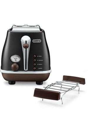 Тостер DeLonghi CTOV 2103.BK Icona Vintag, черный