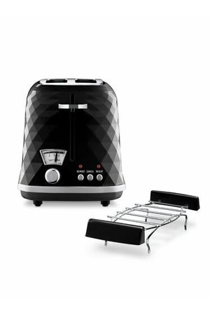 Тостер DeLonghi CTJ 2103.BK Brillante, черный