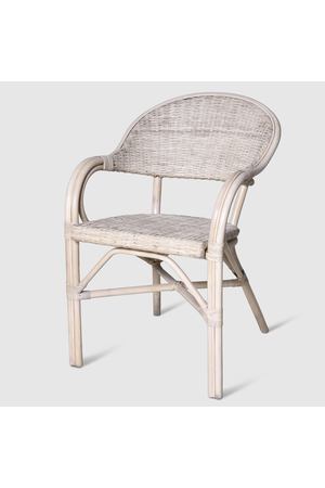 Кресло Rattan grand cafe white wash