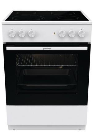 Плита Электрическая Gorenje GEC6A11WG белый стеклокерамика (без крышки)