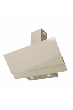 Вытяжка кухонная наклонная LEX ARIA 900 IVORY, 90 см, отделка окрашенная сталь, стекло, сенсорное управление, цвет Ivory.
