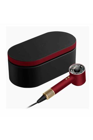 Фен Dyson Supersonic HD16 Nural red velvet/gold (красный бархат/золото) (кейс)