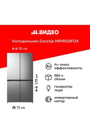 Холодильник (Side-by-Side) Gorenje NRM918FUX