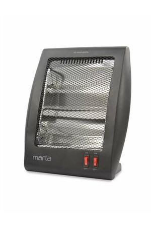 Инфракрасный обогреватель Marta MT-IH2581A, кварцевый элемент, 1000Вт, напольный, чёрный
