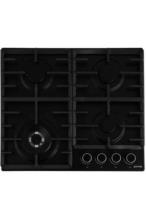 Газовая варочная поверхность Gorenje GW642AB черный, независимая установка, нержавеющая сталь, количество конфорок: 4шт