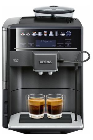 Автоматическая кофемашина Siemens TE654319RW EQ.6 plus s400, черный металлик