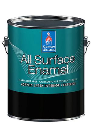 Эмаль Sherwin-Williams All Surface Enamel Latex Gloss белая 1 л