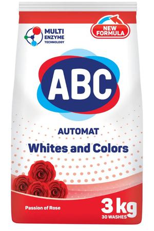 Порошок ABC для стирки белья Роза 3 кг