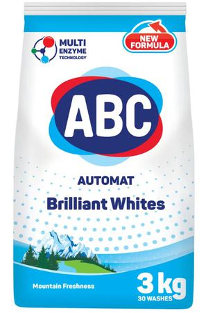 Порошок ABC для ручной стирки белья Свежесть гор 3 кг