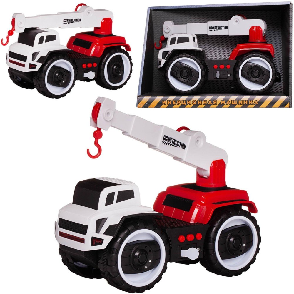 Где купить Машинка инерционная ABtoys подъемный кран (C-00347) ABtoys