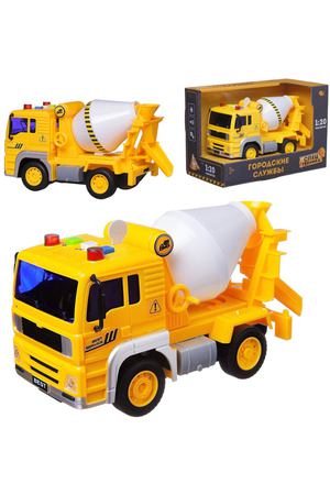 Машинка ABtoys бетономешалка  со звуковыми и световыми эффектами 1:20 (C-00449)