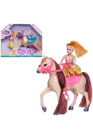 Лошадка и куколка ABtoys 2 вида в коллекции (PT-01457) в ассортименте