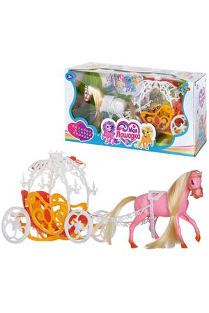 Карета с лошадкой ABtoys 2 вида в коллекции (PT-01460) в ассортименте