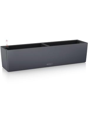 Кашпо с автополивом Lechuza Balconera Color серый 79х19х19 см