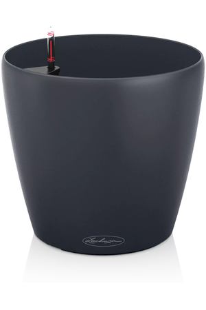 Кашпо с автополивом Lechuza Color Classico серый 18x17 см