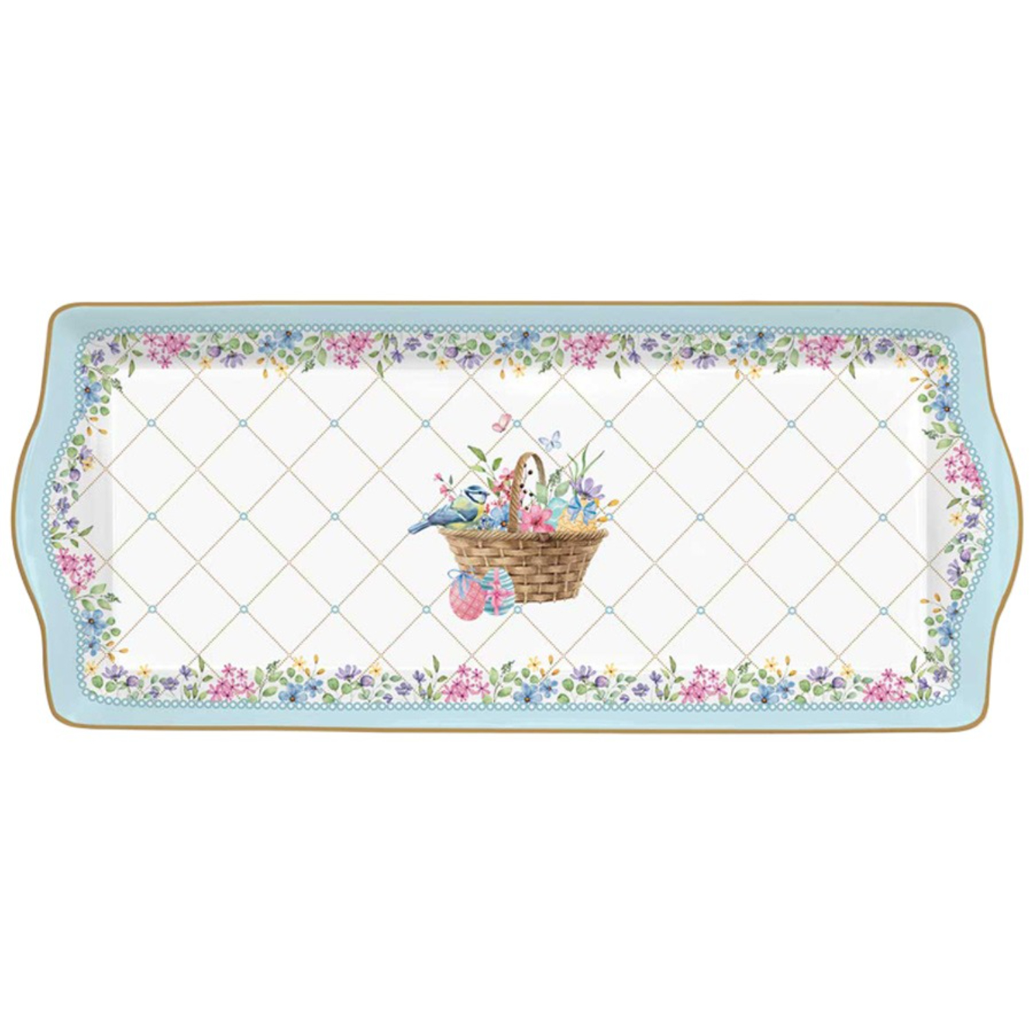 Где купить Блюдо Easy life Spring Bloom сервировочное 35х15 см Easy Life 