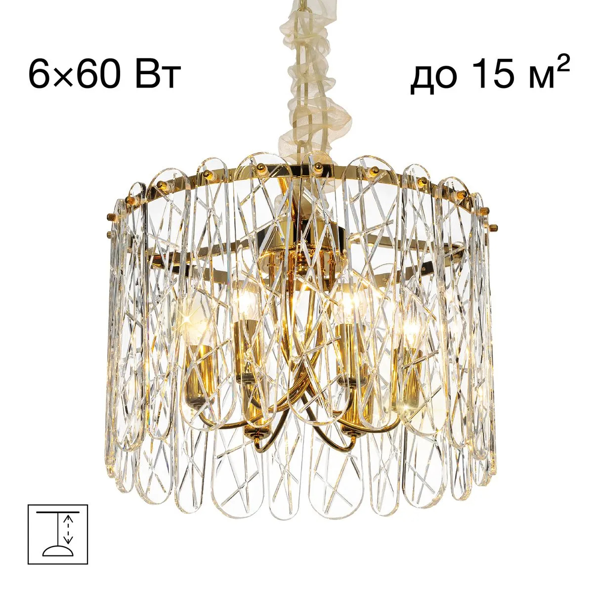 Где купить Подвесная люстра Citilux Talla CL318262 Citilux 