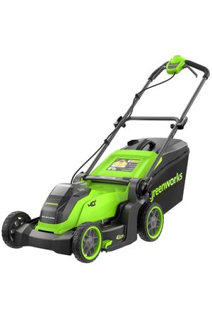 Газонокосилка аккумуляторная Greenworks GD40LM411 c 1хАКБ 5Ач и ЗУ (2521007UG)