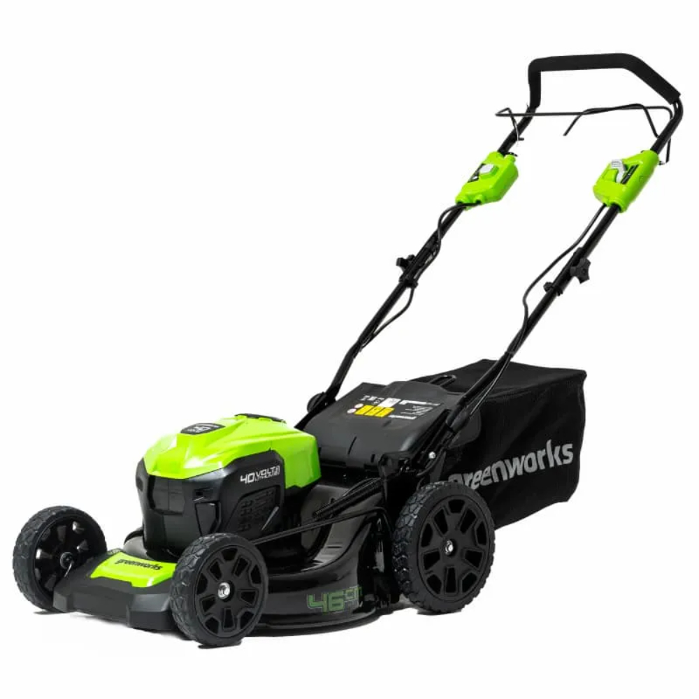 Где купить Газонокосилка аккумуляторная Greenworks GD40LM46SP c 1хАКБ 5 Ач и ЗУ (2506807UG) Greenworks