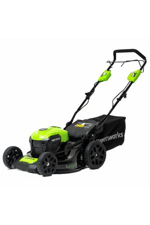 Газонокосилка аккумуляторная Greenworks GD40LM46SP c 1хАКБ 5 Ач и ЗУ (2506807UG)
