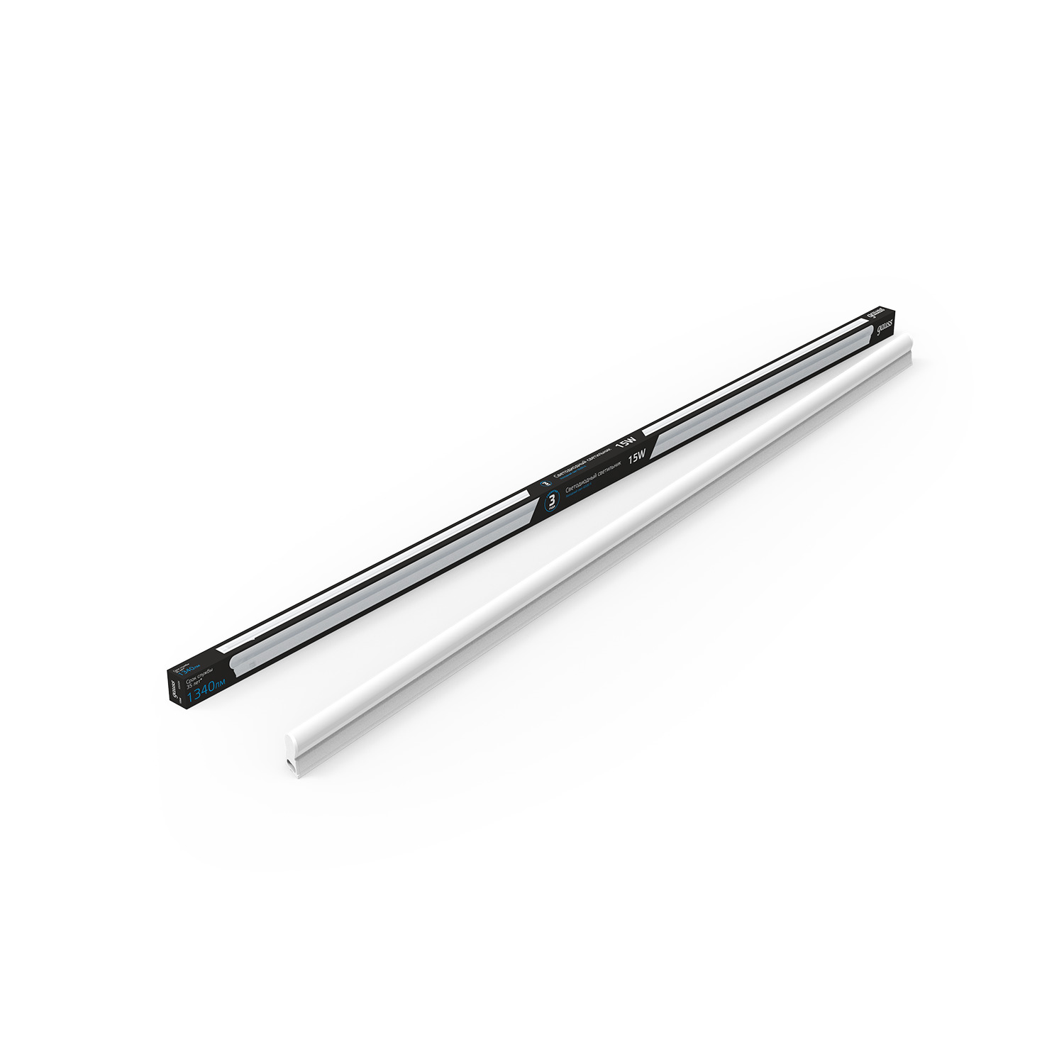 Где купить Светильник с кнопкой Gauss TL линейный 15W 1340lm 6500K IP20 1175х22х37 (к.п. 1м, Коннект2шт, креп 1шт) LED Gauss 
