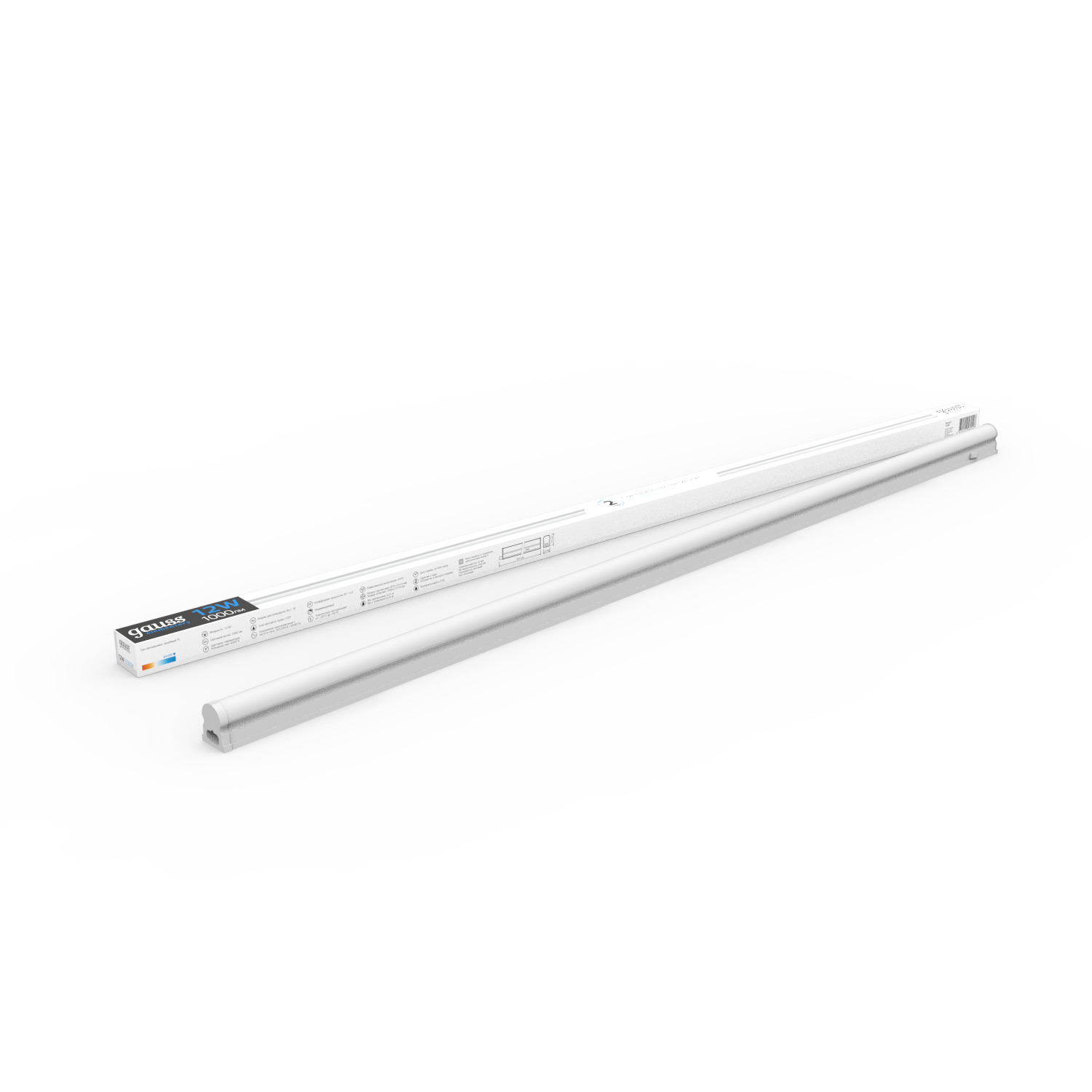 Где купить Светильник с кнопкой Gauss TL Elementary линейный 12W 1000lm 6500K IP20 870х22х33 LED Gauss 