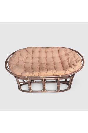 Кресло-мамасан Rattan Grand NIdo Brown с подушкой 175х110х94 см